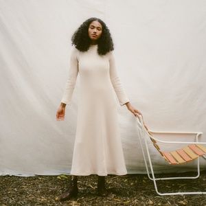 Christy Dawn The Charlie Dress in Creme Large NWT